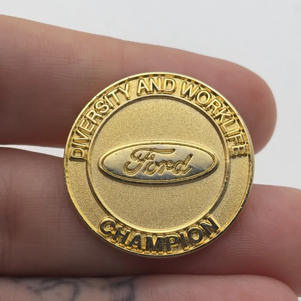Ford Motor Company Diversity And Worklife Champion Lapel Hat Pin